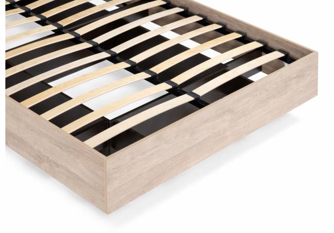 Кровать Магантия 160х200 с ПМ парящая дуб баррик