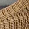 "Барселона" кресло из искусственного ротанга, цвет соломенный