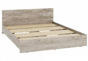 Кровать Адайн КР-160 160х200 дуб крафт серый / дуб крафт серый