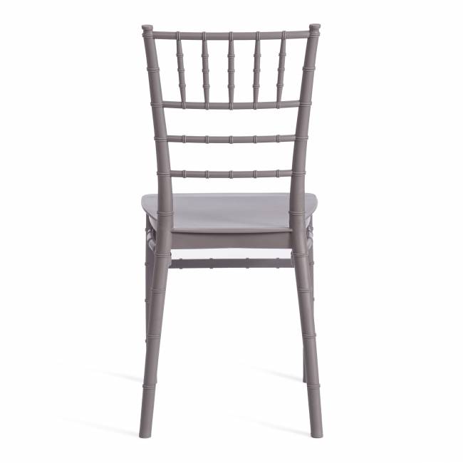 Стул CHAVARI (mod. 101) пластик, 40 х 49 х 88 см, Grey (Cерый) 09 (Комплект из 2 шт.) серый пластик