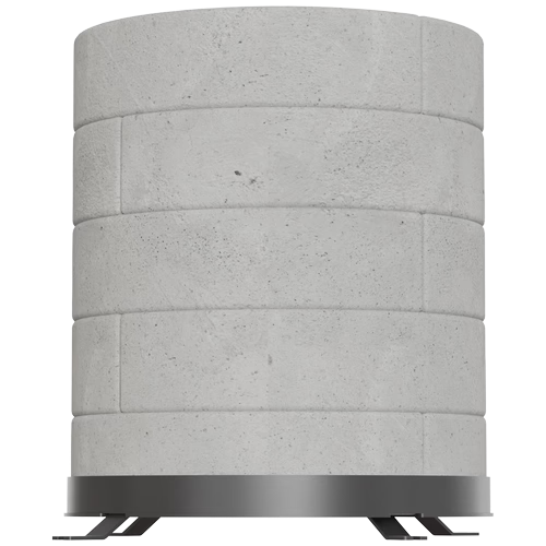 Комплект бетонных теплоаккумулирующих дисков d-150мм (10 шт., 5 слоев, V1)