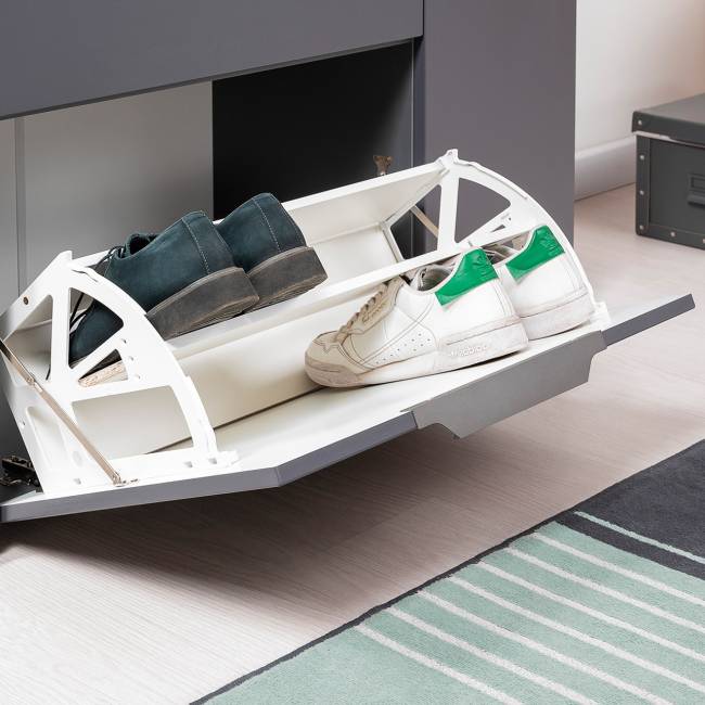 Большая прихожая Октава № 27 цвет серый графит/дуб крафт золотой Большая прихожая Октава № 27 цвет серый графит/дуб крафт золотой