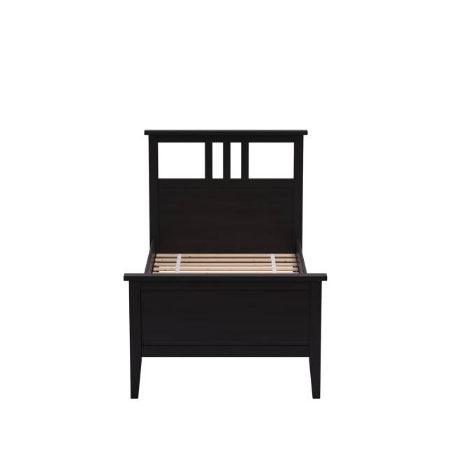 Комплект кровать Leset Мира 90х200 с основанием Чёрный