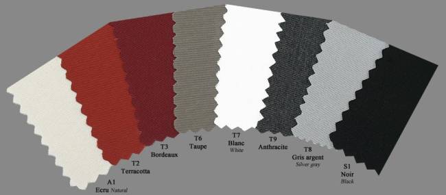 Зонт профессиональный 3х4 м Napoli Standard антрацит, черный 3000х4000 мм