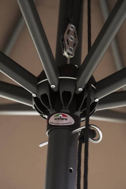 Зонт профессиональный 3х4 м Napoli Standard антрацит, слоновая кость 3000х4000 мм