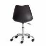 Офисное кресло TULIP (mod.106-1) / 1 шт. в упаковке металл/пластик/PU, 58 x 47 x 97см, Black (черный) / Chrome (хром) Black (черный) / Chrome (хром) металл/пластик/PU