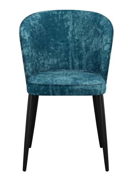 Стул DikLine 348 поворотный M19 бирюза, ножки черные