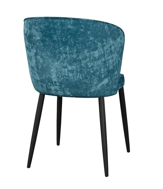 Стул DikLine 348 поворотный M19 бирюза, ножки черные