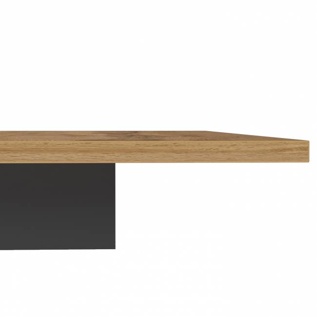 Стол универсальный трансформируемый АНДРЭ Loft ЛДСП дуб вотан/чёрный Стол универсальный трансформируемый АНДРЭ Loft ЛДСП дуб вотан/чёрный