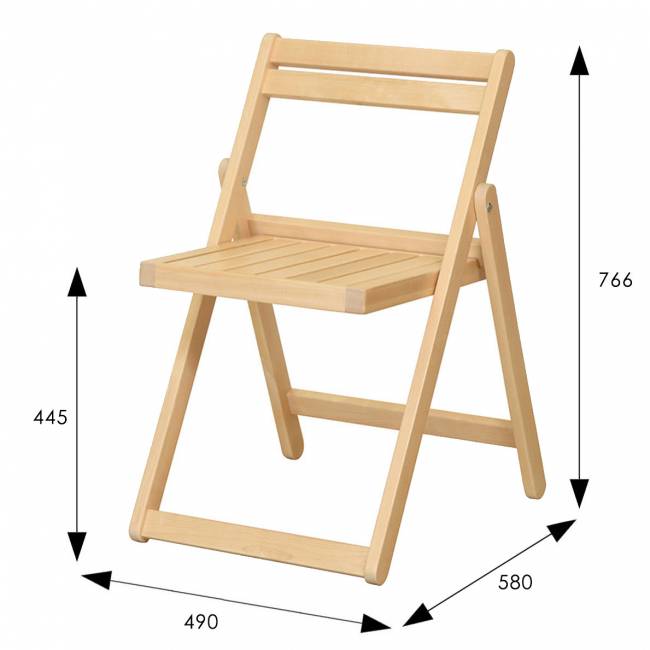 Стул-раскладной Массив лак Стул-раскладной Массив лак