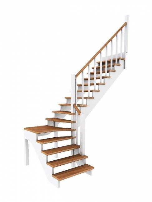 Деревянная лестница К-031м/4 Деревянная лестница К-031м/4