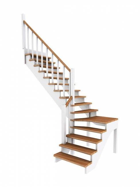 Деревянная лестница К-031м/4 Деревянная лестница К-031м/4