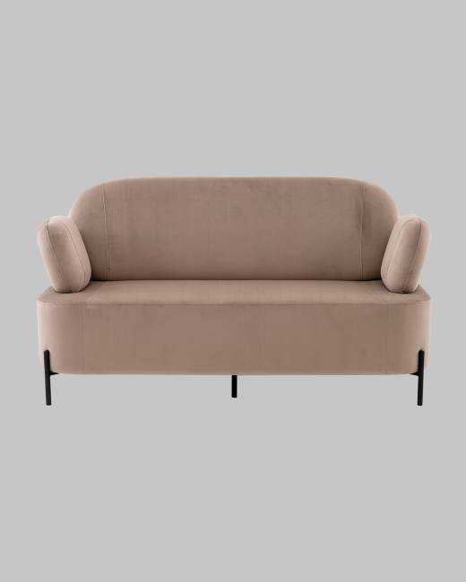 Диван Кэнди велюр светло-серый