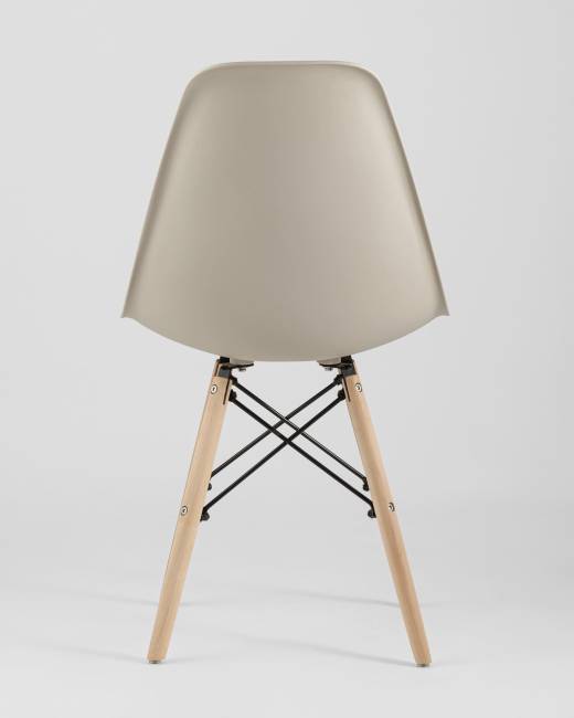 Стул Eames Style DSW бежевый x4 (разборный каркас) Стул Eames Style DSW бежевый x4 (разборный каркас)