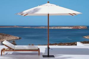 Зонт профессиональный 3х3 м Palladio Standard натуральный, слоновая кость 3000х3000 мм