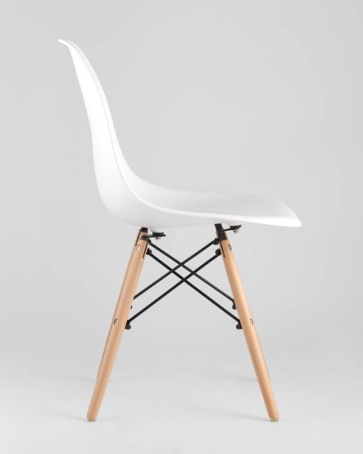 Стул Eames Style DSW белый x4 (разборный каркас)