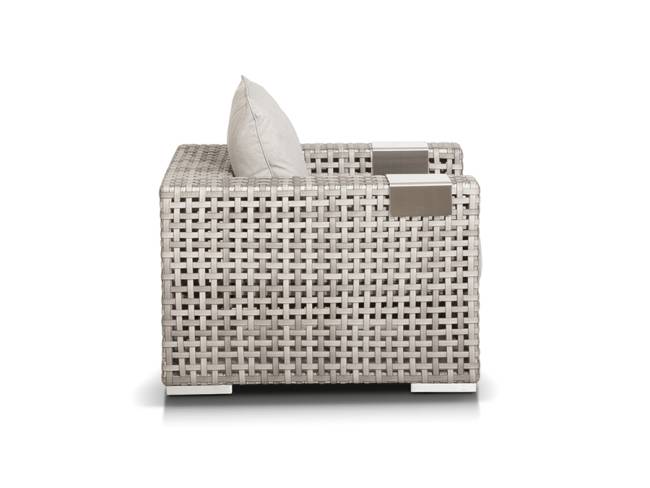 "Тито" лаунж-зона из искусственного ротанга, цвет серый "Тито" лаунж-зона из искусственного ротанга, цвет серый