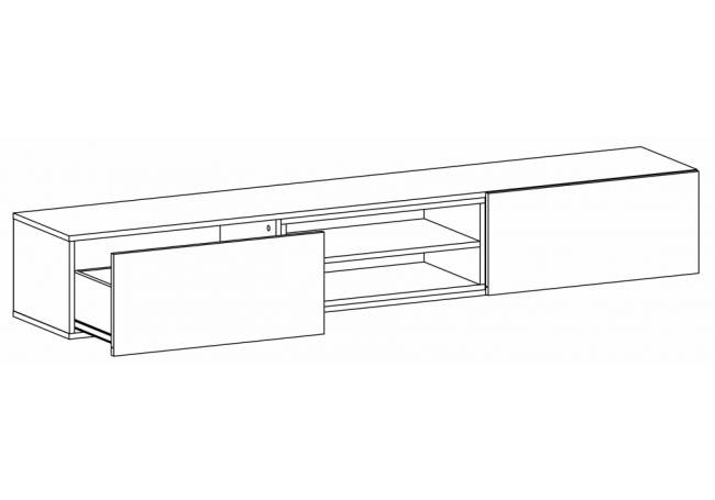 Лонгфорд белый / дуб вотан