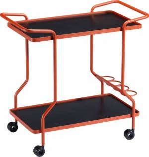 Cтол ламинированный сервировочный Brut кирпичный, черный 885х430х820 мм Cтол ламинированный сервировочный Brut кирпичный, черный 885х430х820 мм