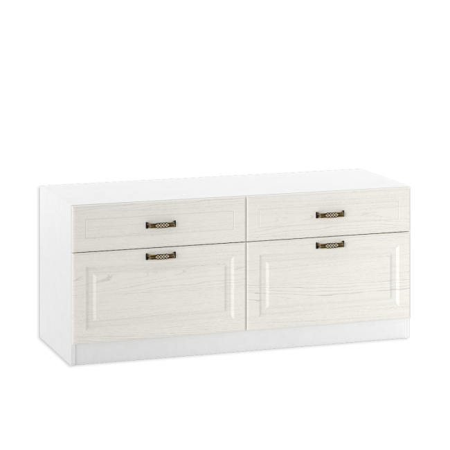 Тумба Ливерпуль цвет ясень ваниль/белый Тумба Ливерпуль цвет ясень ваниль/белый