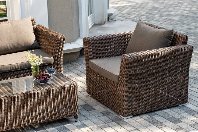 "Капучино Сингл" лаунж-зона из искусственного ротанга, цвет коричневый "Капучино Сингл" лаунж-зона из искусственного ротанга, цвет коричневый