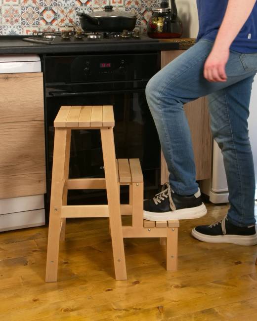 Табурет-стремянка Марк, бук Табурет-стремянка Марк, бук