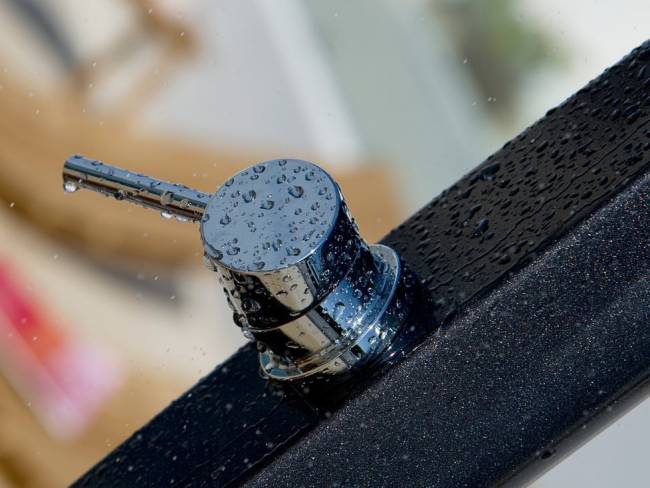 Душ уличный Funny Yang T 225 антрацит 170х170х2100 мм