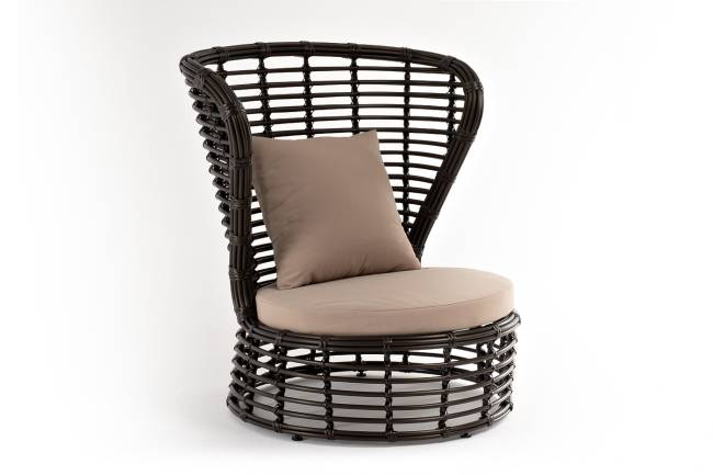 "Парма" кресло из искусственного ротанга, цвет бронзовый "Парма" кресло из искусственного ротанга, цвет бронзовый