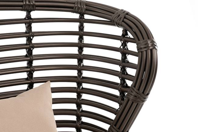 "Парма" кресло из искусственного ротанга, цвет бронзовый "Парма" кресло из искусственного ротанга, цвет бронзовый
