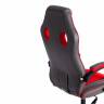 Кресло RACER GT new кож/зам/ткань, металлик/красный, 36/08 металлик/красный кож/зам/ткань