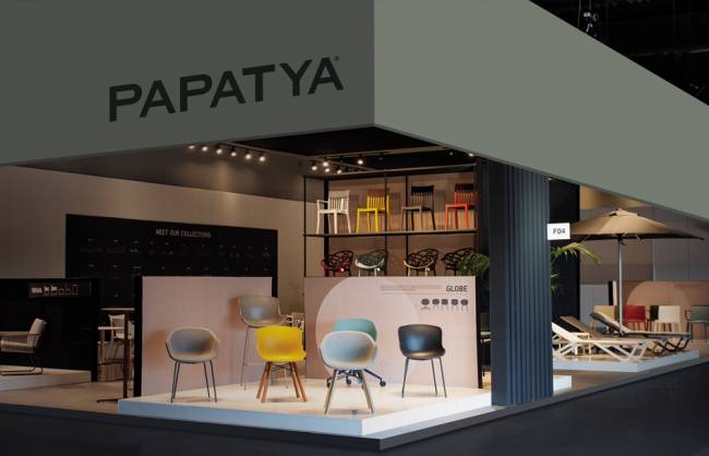 Кресло барное пластиковое Globe-K Bar тортора 610х580х1120 мм