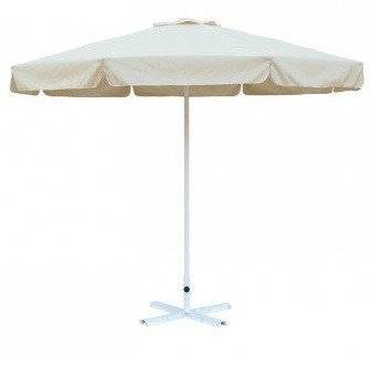 Зонт Митек D2,5 м круглый с воланом, стальной с подставкой Зонт Митек D2,5 м круглый с воланом, стальной с подставкой