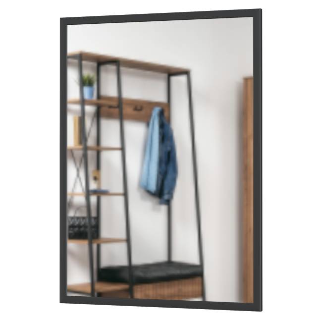 Зеркало Гранд 17.04 цвет чёрный, горизонтальное или вертикальное крепление Зеркало Гранд 17.04 цвет чёрный, горизонтальное или вертикальное крепление