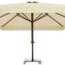 Зонт профессиональный 3х3 м Lux Telescopic бежевый 3000х3000 мм
