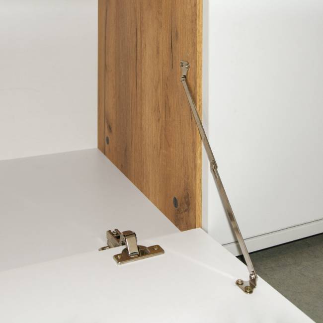 Стенка для гостиной Бэль № 07, цвет дуб крафт золотой/белый премиум Стенка для гостиной Бэль № 07, цвет дуб крафт золотой/белый премиум