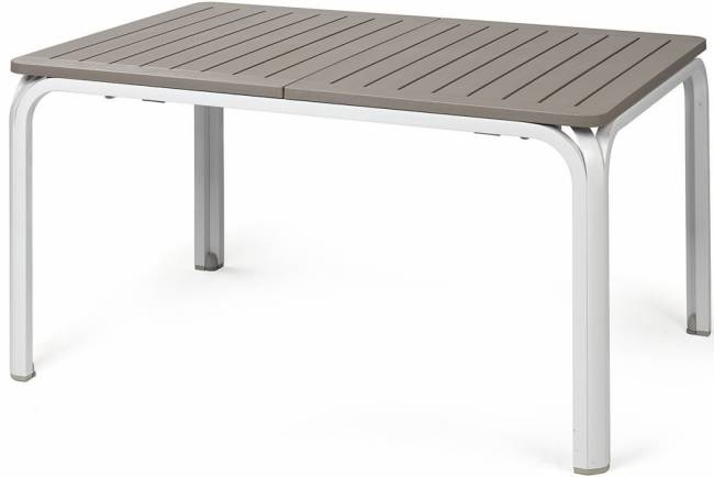 Стол пластиковый раздвижной Alloro 140 Extensible белый, тортора 1400-2100х1000х730 мм Стол пластиковый раздвижной Alloro 140 Extensible белый, тортора 1400-2100х1000х730 мм