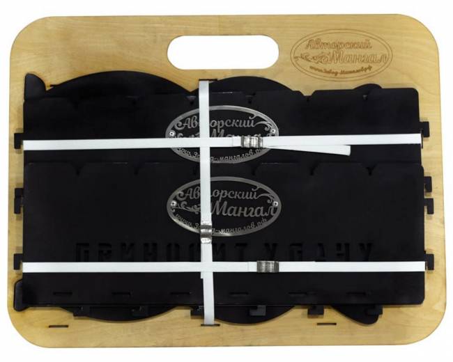 Мангал разборный "Совы", сталь AISI304, 3мм