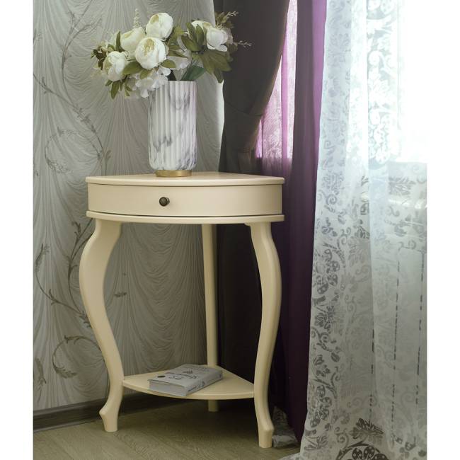 Консоль угловая Элегант дуб шампань Л Консоль угловая Элегант дуб шампань Л