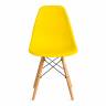 Стул CINDY (EAMES) (mod. 001) / 1 шт. в упаковке дерево бук/металл/сиденье пластик, 51x46x82.5см, желтый/yellow