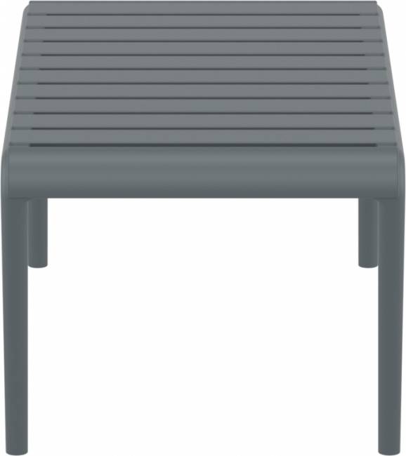 Столик пластиковый журнальный Paris Lounge Table темно-серый 900х500х400 мм Столик пластиковый журнальный Paris Lounge Table темно-серый 900х500х400 мм