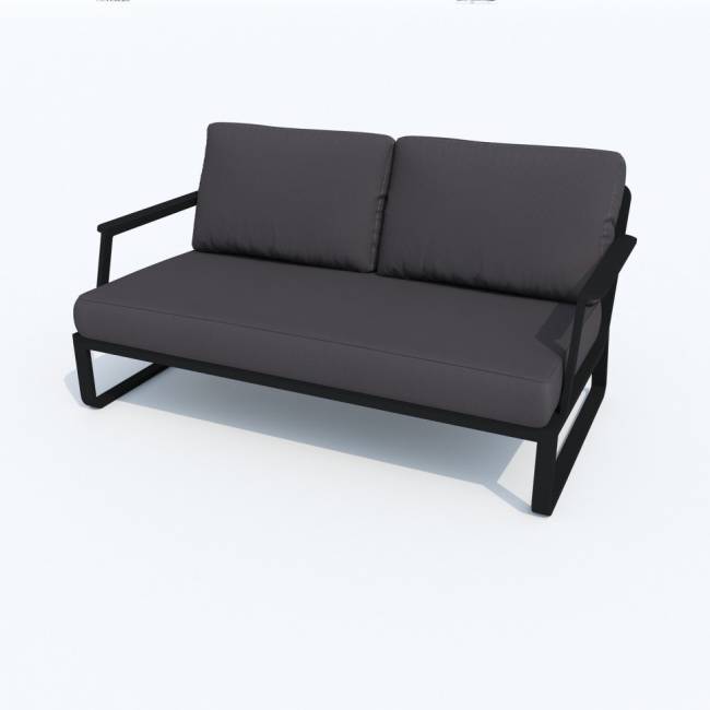 Лаунж зона ESTIVO антрацит - каркас карбон