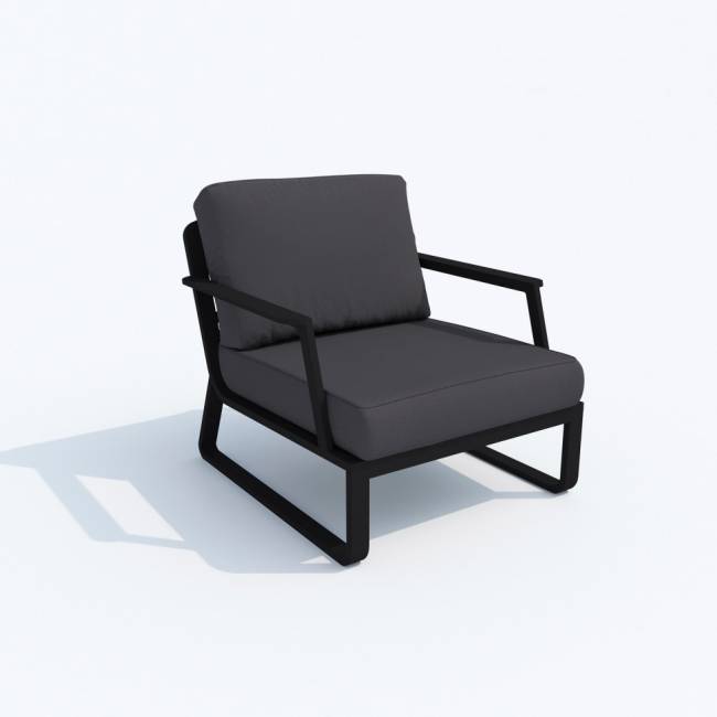 Лаунж зона ESTIVO антрацит - каркас карбон