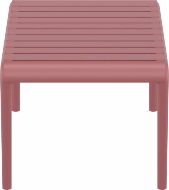 Столик пластиковый журнальный Paris Lounge Table марсала 900х500х400 мм Столик пластиковый журнальный Paris Lounge Table марсала 900х500х400 мм