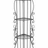 Этажерка угловая Secret De Maison 001 стальной сплав, 50х35х160см, черный