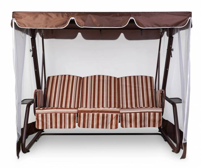 Тент-крыша + москитная сетка Золотая Корона 76 250х172х185, шоколад Тент-крыша + москитная сетка Золотая Корона 76 250х172х185, шоколад