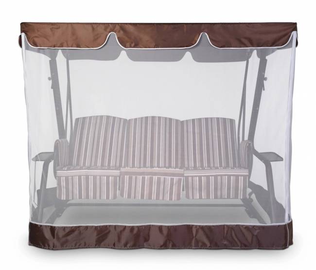 Тент-крыша + москитная сетка Золотая Корона 76 250х172х185, шоколад Тент-крыша + москитная сетка Золотая Корона 76 250х172х185, шоколад