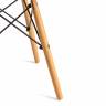 Стул CINDY (EAMES) (mod. 1801) дерево бук/металл/сиденье пластик, 45x51x82 см, Light grey (светло-серый) (Комплект из 4 шт.) светло-серый