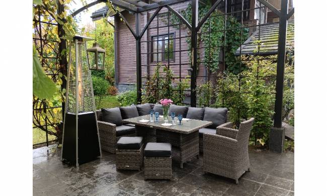 ZORRO PLUS серый комплект мебели из искусственного ротанга ZORRO PLUS серый комплект мебели из искусственного ротанга