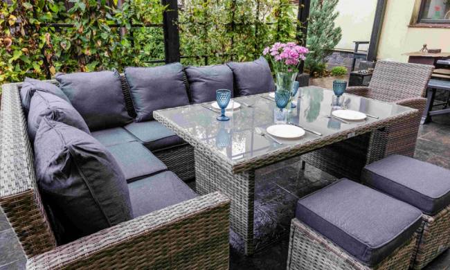 ZORRO PLUS серый комплект мебели из искусственного ротанга ZORRO PLUS серый комплект мебели из искусственного ротанга