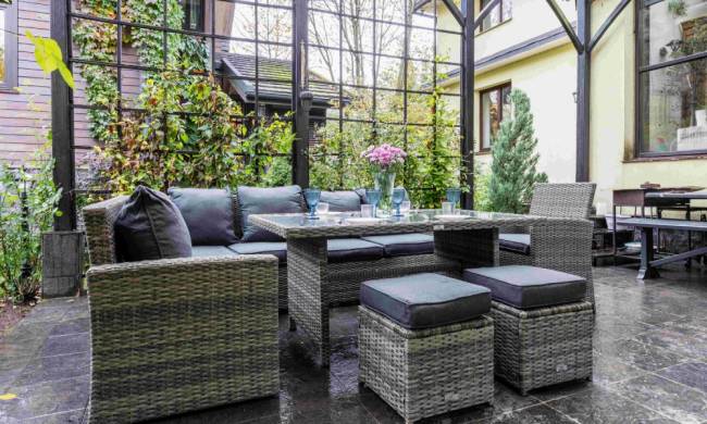 ZORRO PLUS серый комплект мебели из искусственного ротанга ZORRO PLUS серый комплект мебели из искусственного ротанга